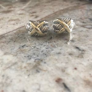David yurman cross earrings